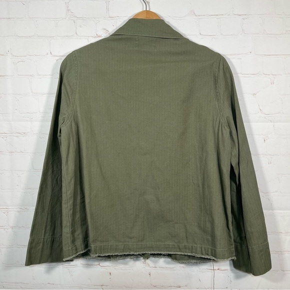 Universal Thread Womens Green Utility Jacket Button Up Lightweight Size Medium - Picture 11 of 11